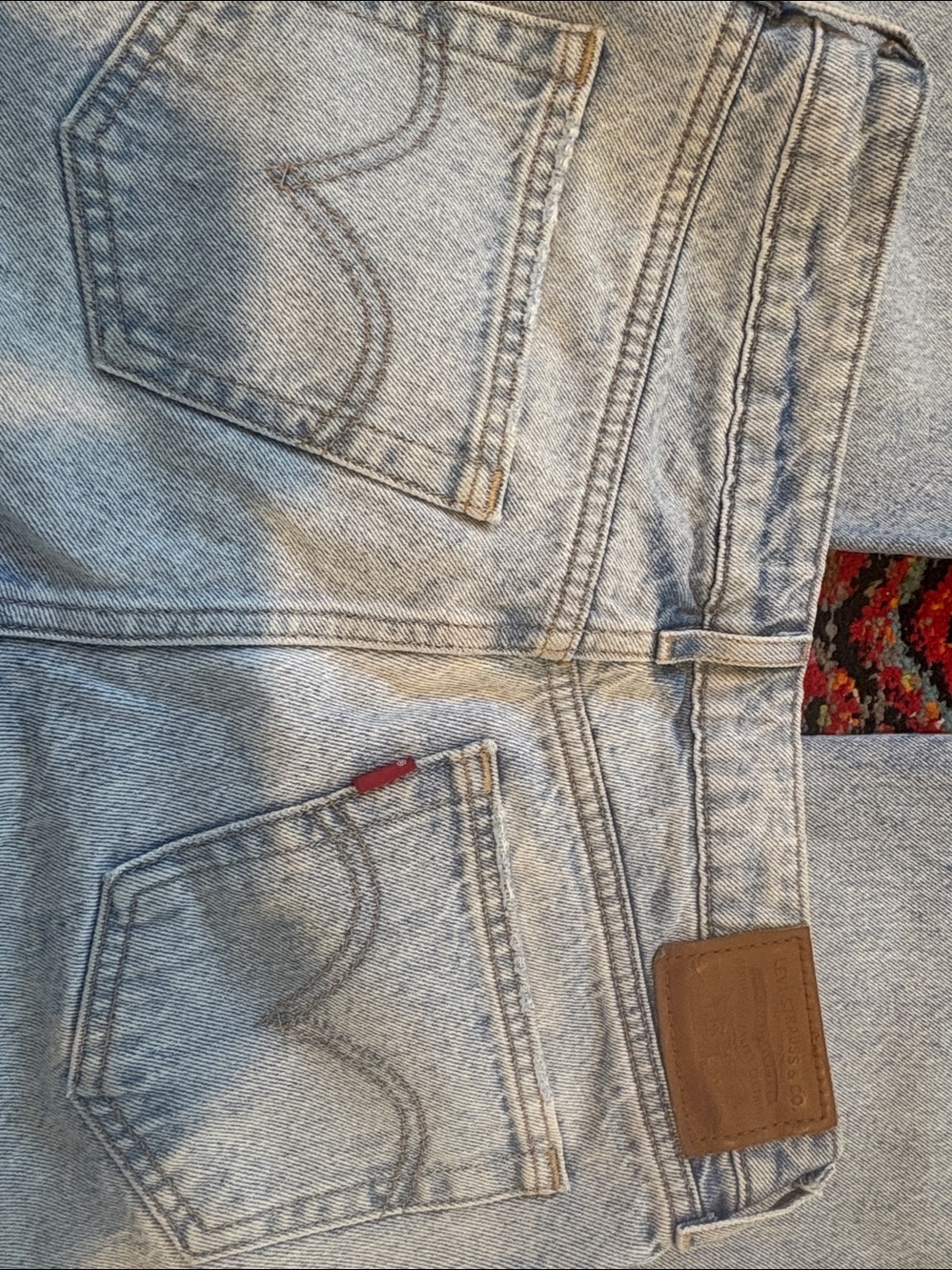 Levi’s premium Low Loose wide leg Jean size 28 - Picture 6 of 7